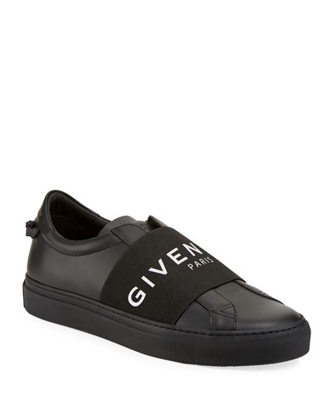 givenchy elastic slip on sneakers|givenchy urban street leather sneakers.